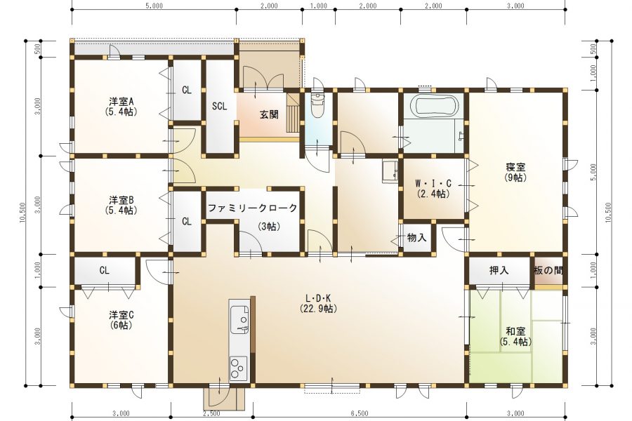 100 福岡で注文住宅なら昭和建設 家族だんらんの家